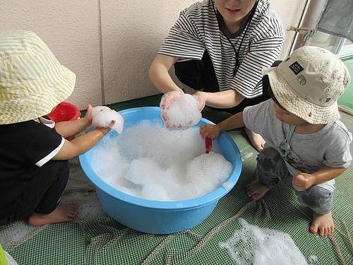 泡あそび♪