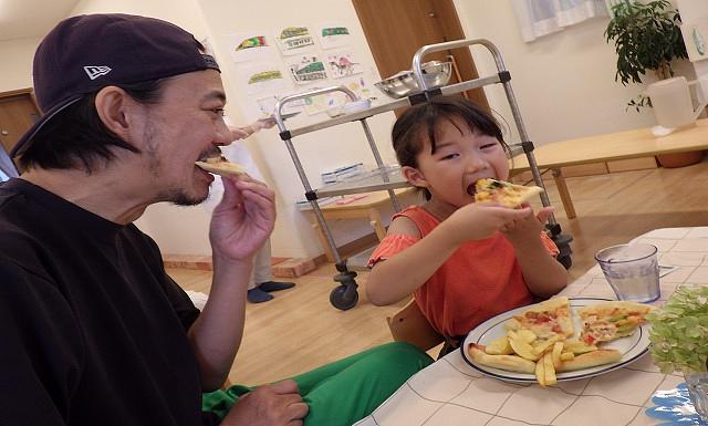 親子で“しょくいく”　『ピザづくり』