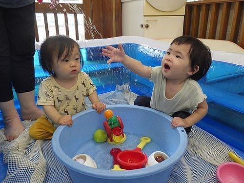 水遊び
