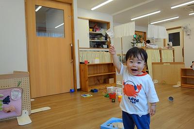 タドル（1歳児）クラス、偶然の発見
