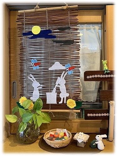 お月見団子作り