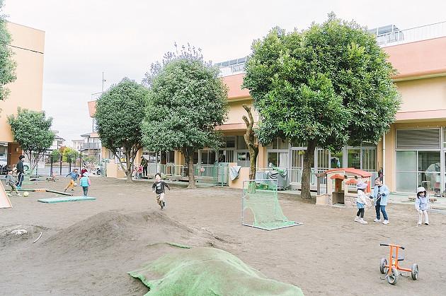 広い園庭