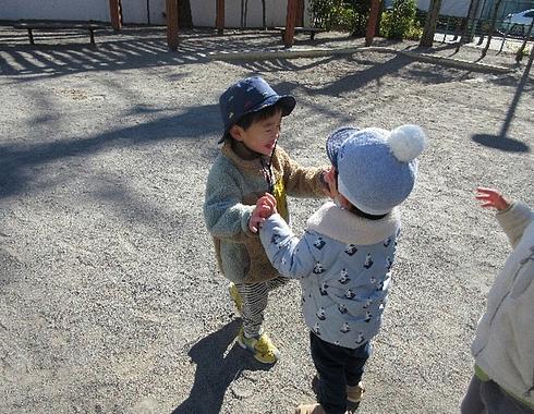 近隣園との異年齢交流会、そこから広がる遊び・人の輪