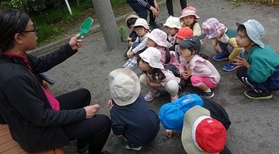 砂場は立体のキャンパス
