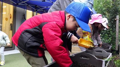 お花の苗植え準備もばっちりだ