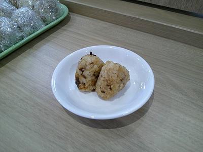 親子で避難食体験