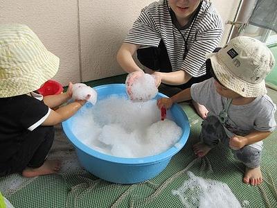 泡あそび♪