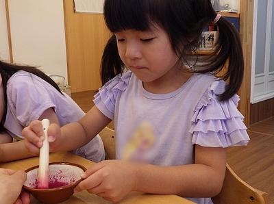 どんな模様になるかな…？