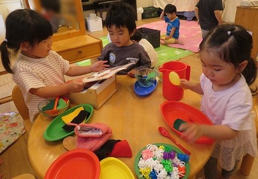 遊びは日常のトレース（2歳児クラス）
