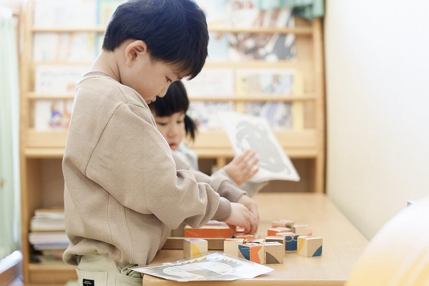 集団生活だからこそ、集中して遊べる環境を大切にしています。