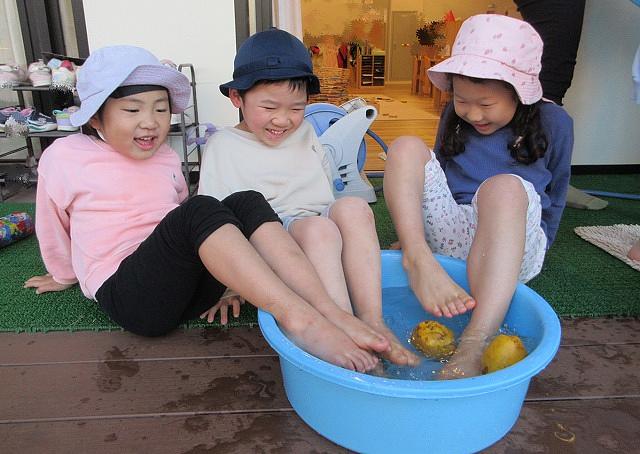 かりん湯でぽかぽか