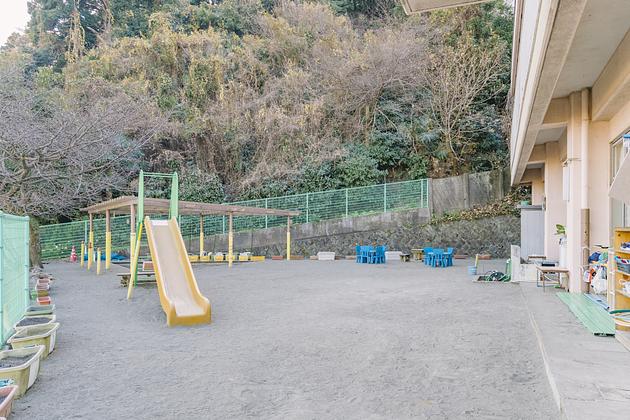 広い園庭