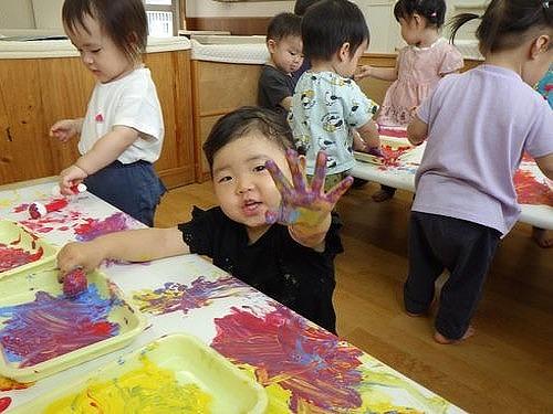 初めてのえのぐ遊び