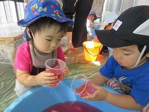 いつもとちがう水の色