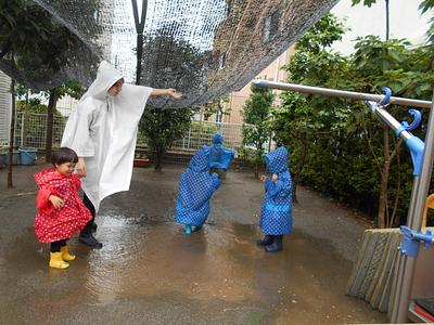 雨降り散歩