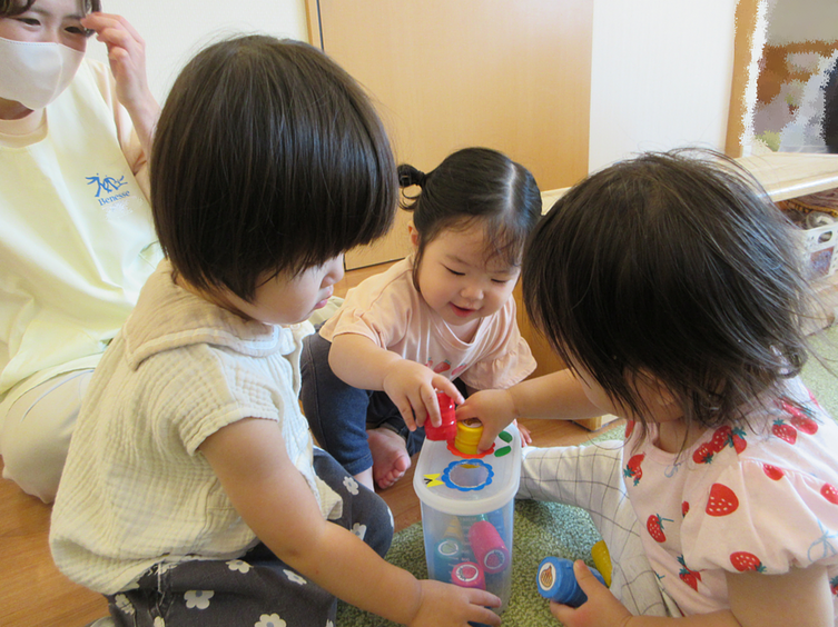 手作り玩具、楽しいね！