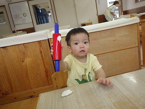 米粉粘土（1歳クラス）