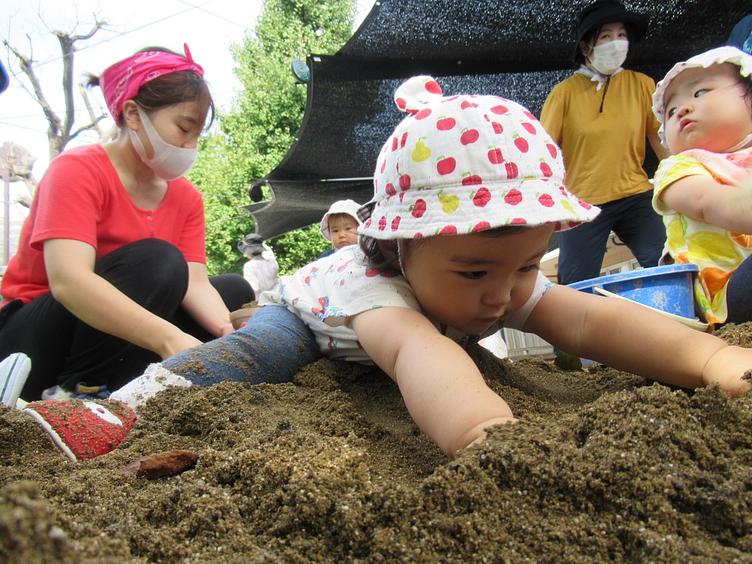 ホンモノに触れる体験が園にはたくさんあります。